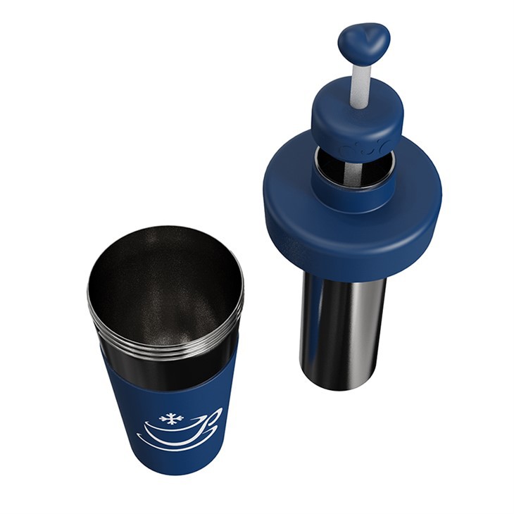 Customized Coffee Beverage Chiller with Silicone Sleeve