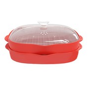 Baki bacon microwave dua potong